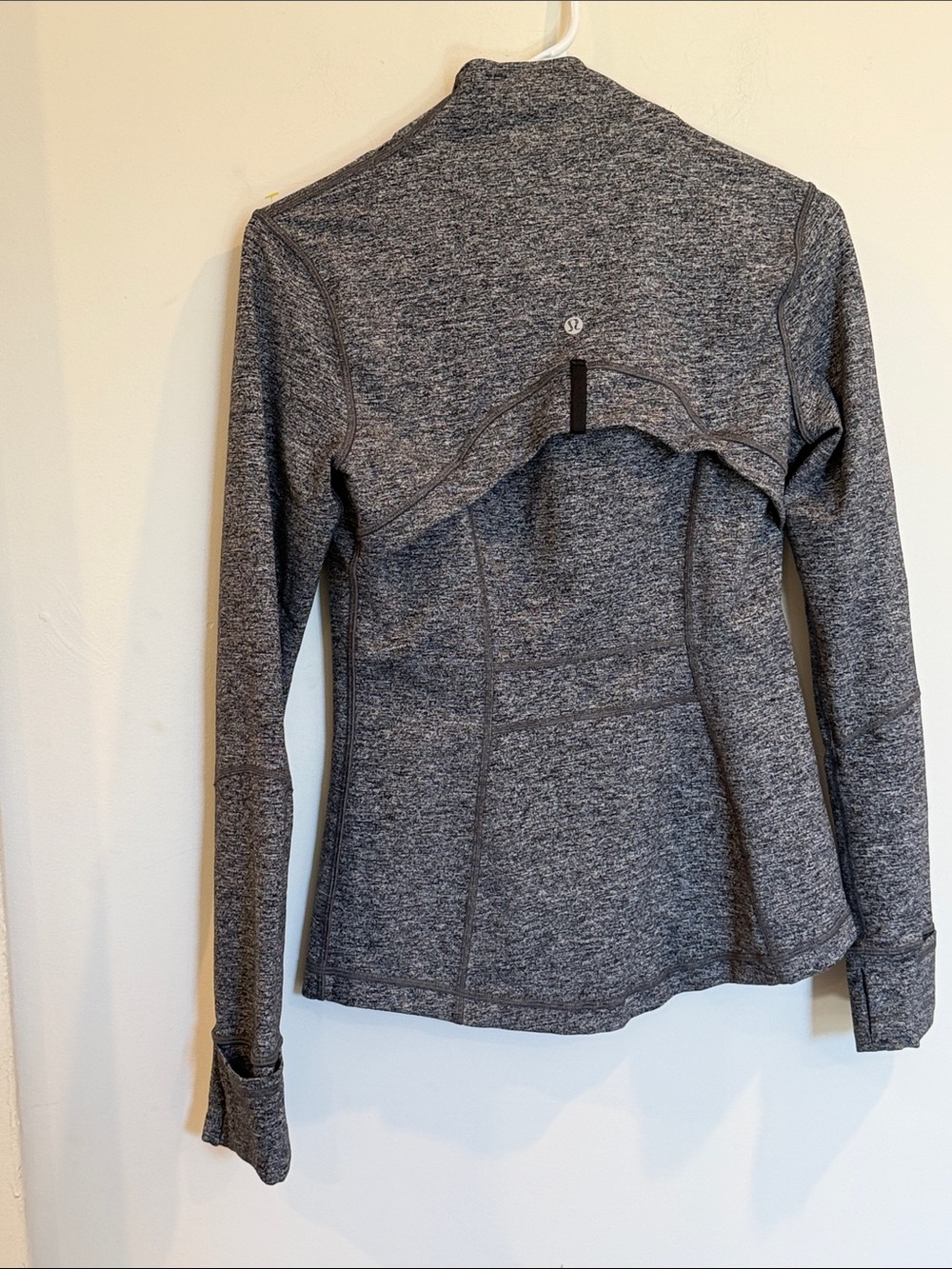 lululemon athletica Heather Gray Full-Zip Sculpting Jacket - Picture 9 of 11
